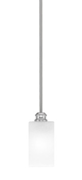 Edge 1 Light Mini Stem Hung Pendant 7.75 Inch Tall by Toltec - 1151-3.5