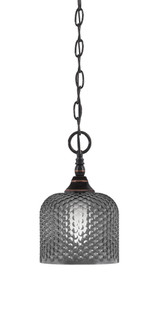 1 Light Chain Hung Mini Pendant 10 x 6 Inch by Toltec 11-BC-4612 - 11-BC-4612