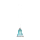 Edge 1 Light Mini Cord Pendant 11 Inch Tall by Toltec - 1152-5.5-11