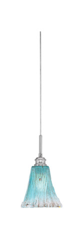 Edge 1 Light Mini Cord Pendant 11 Inch Tall by Toltec - 1152-5.5-11