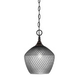 1 Light Chain Hung Mini Pendant 13 x 9 Inch by Toltec 11-BC-4922
