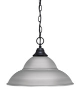 1 Light Large Pendant 11.25 Inch Tall by Toltec - 10-49