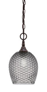 1 Light Chain Hung Mini Pendant 13 x 7.5 Inch by Toltec 11-BC-4902 - 11-BC-4902