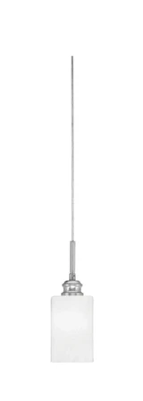 Edge 1 Light Mini Cord Pendant 10.75 Inch Tall by Toltec - 1152-4