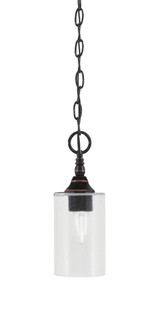 1 Light Chain Hung Mini Pendant 10.75 x 4 Inch by Toltec 11-BC-300 - 11-BC-300
