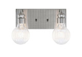 Edge 8W 2 LED Vanity Light by Toltec - 1162--8-125