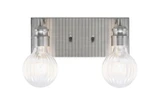 Edge 8W 2 LED Vanity Light by Toltec - 1162--8-125