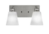 Edge 2 Light Vanity Light 13.5 Inch Length by Toltec - 1162-BN-460