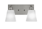 Edge 2 Light Vanity Light 13.5 Inch Length by Toltec - 1162-BN-460