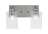 Edge 2 Light Vanity Light 13.25 Inch Length by Toltec - 1162-BN-530