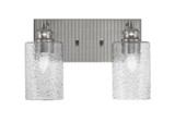 Edge 2 Light Vanity Light 13 Inch Length by Toltec - 1162-BN-3002