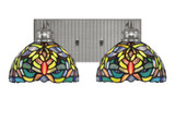 Edge 2 Light Vanity Light 6.75 Inch Wide by Toltec - 1162-BN-9905