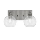 Edge 2 Light Vanity Light 15 Inch Length by Toltec - 1162-BN-4100