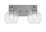 Edge 2 Light Vanity Light 15 Inch Length by Toltec - 1162-BN-4100