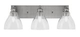 Edge 3 Light Vanity Light 24.25 Inch Length by Toltec - 1163-ES-4760