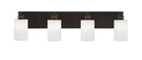 Edge 4 Light Down Glass Vanity Light by Toltec - 1164--85-31