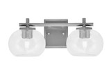 Franklin 2 Light Bath Bar 7.25 Inch Tall and 17.5 Inch Length by Toltec - 1212-725-175