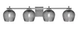 Franklin 4 Light Bath Bar 7.5 Inch Tall and 37 Inch Length by Toltec - 1214-75-37