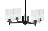 Franklin 4 Light Chandelier 8.5 Inch Tall and 26 Inch Wide by Toltec - 1204-85-26