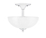 2 Light 13 Inch Wide Semi Flush Mount by Toltec - 121-13