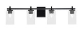 Franklin 4 Light Bath Bar 8.5 Inch Tall and 35.5 Inch Length by Toltec - 1214-85-355