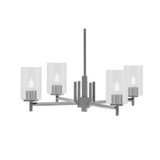 Franklin 4 Light Chandelier 8.25 Inch Tall and 26 Inch Wide by Toltec - 1204-825-26