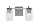 Franklin 2 Light Bath Bar 8.25 Inch Tall and 14.25 Inch Length by Toltec - 1212-825-1425