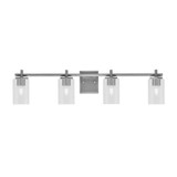 Franklin 4 Light Bath Bar 8.5 Inch Tall and 35.25 Inch Length by Toltec - 1214-85-3525