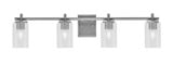 Franklin 4 Light Bath Bar 8.5 Inch Tall and 35.25 Inch Length by Toltec - 1214-85-3525