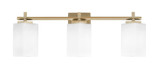 Franklin 3 Light Bath Bar 8.75 x 24.5 Inches Length by Toltec  - 1213-GP-541