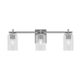 Franklin 3 Light Bath Bar 8.5 Inch Tall and 25 Inch Length by Toltec - 1213-85-25