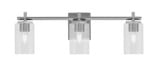 Franklin 3 Light Bath Bar 8.5 Inch Tall and 25 Inch Length by Toltec - 1213-85-25