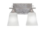 Uptowne 2 Light Vanity Light 10.75 Inch Length by Toltec - 132--9-1075