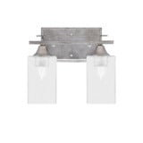 Uptowne 2 Light Vanity Light 11.5 Inch Wide by Toltec - 132-115-1025-115