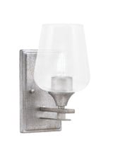 Uptowne 1 Light Bubble Glass Wall Sconce 10.25 Inch Tall by Toltec - 131-5-1025-5