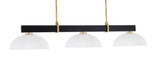 Wellington 3 Light Island Pendant 52.75 Inch Length by Toltec - 1253-540
