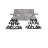 Uptowne 2 Light Vanity Light 14.5 Inch Wide by Toltec - 132-145-85-145