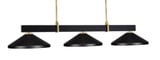 Wellington 3 Light Island Pendant 54 Inch Length by Toltec - 1253-424