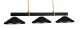 Wellington 3 Light Island Pendant 54 Inch Length by Toltec - 1253-424