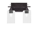 Uptowne 2 Light Vanity Light 11.5 Inch Length by Toltec - 132--1025-115