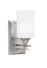 Uptowne 1 Light Cylinder Glass Wall Sconce 10 Inch Tall by Toltec - 131-AS-3001