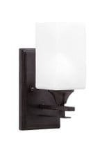 Uptowne 1 Light Up Glass Wall Sconce 10.5 Inch Tall by Toltec - 131-AS-541