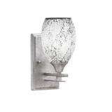 Uptowne 1 Light Fusion Glass Wall Sconce 10 Inch Tall by Toltec - 131-5-10-625
