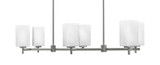 Franklin 6 Light Island 8.5 x 12.75 Inch by Toltec 1226-GP-541 - 1226-GP-541