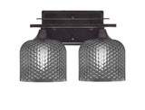 Uptowne 2 Light Steel Vanity Light 13 Inch Length by Toltec - 132-DG-4612