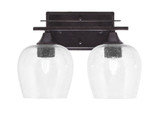Uptowne 2 Light Vanity Light 10 Inch Tall by Toltec - 132-DG-4810