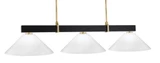 Wellington 3 Light Large Island Pendant 56.5 Inch Length by Toltec - 1253-21