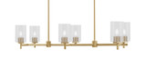 Franklin 6 Light Island 8.25 Inch Tall and 36 Inch Length by Toltec - 1226-825-36