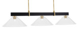 Wellington 3 Light Large Island Pendant 55.75 Inch Length by Toltec - 1253-16