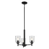 Shailene 3 Light Small Chandelier with Clear Glass by Kichler - 43670C